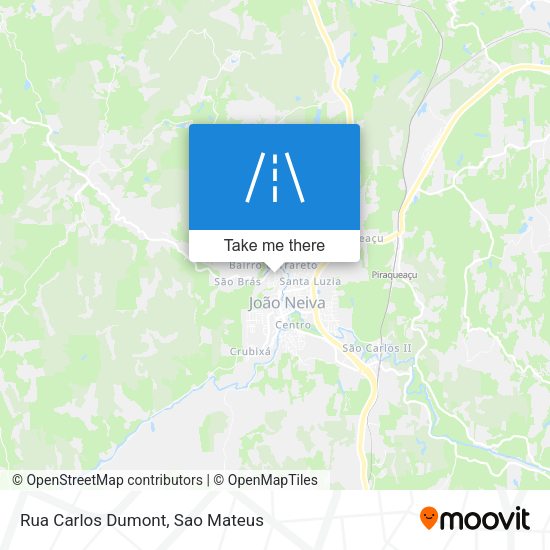 Rua Carlos Dumont map