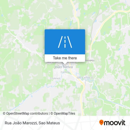 Rua João Marozzi map