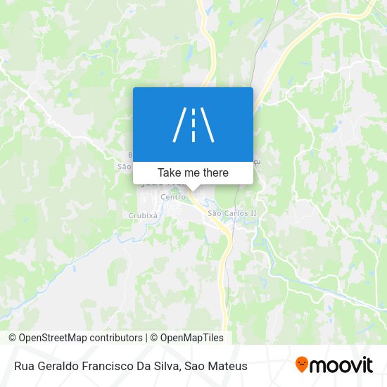 Rua Geraldo Francisco Da Silva map