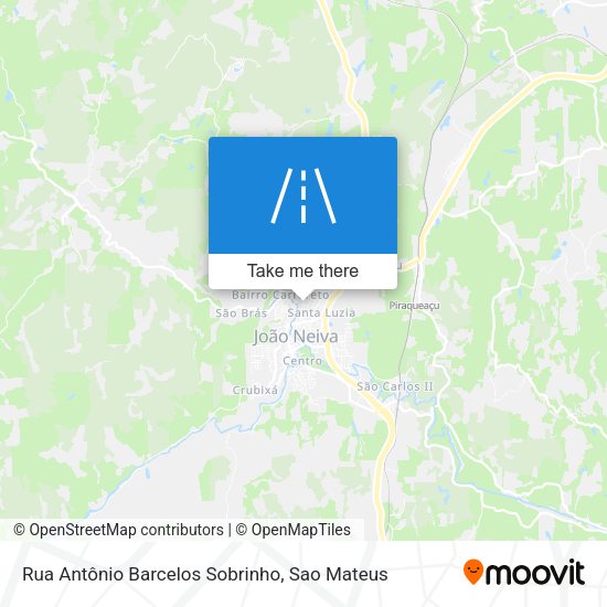 Rua Antônio Barcelos Sobrinho map