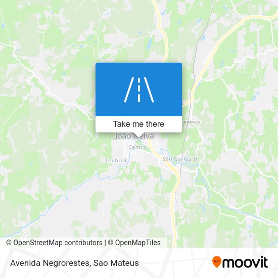 Avenida Negrorestes map
