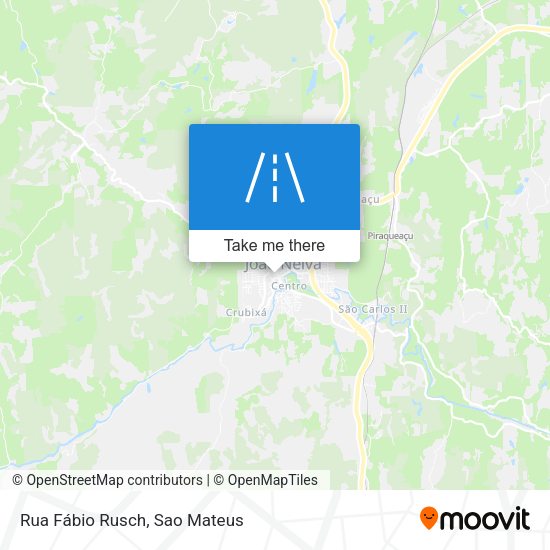 Rua Fábio Rusch map
