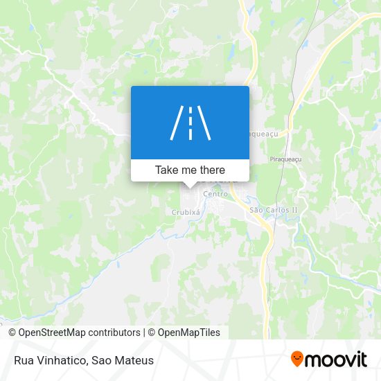 Rua Vinhatico map