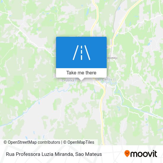 Rua Professora Luzia Miranda map