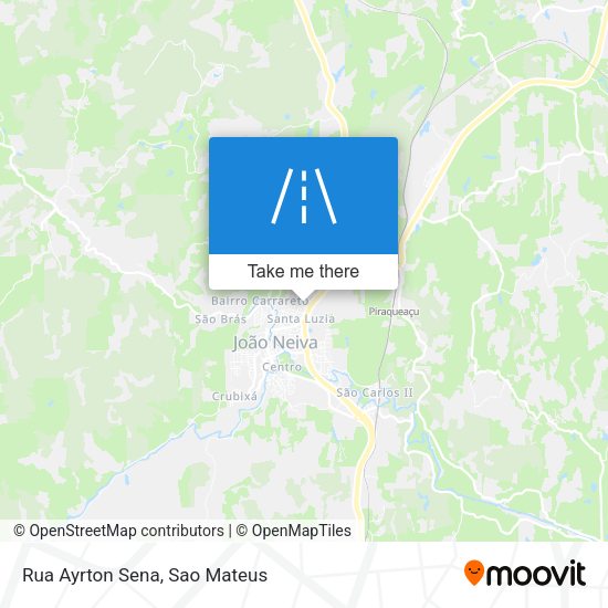 Rua Ayrton Sena map