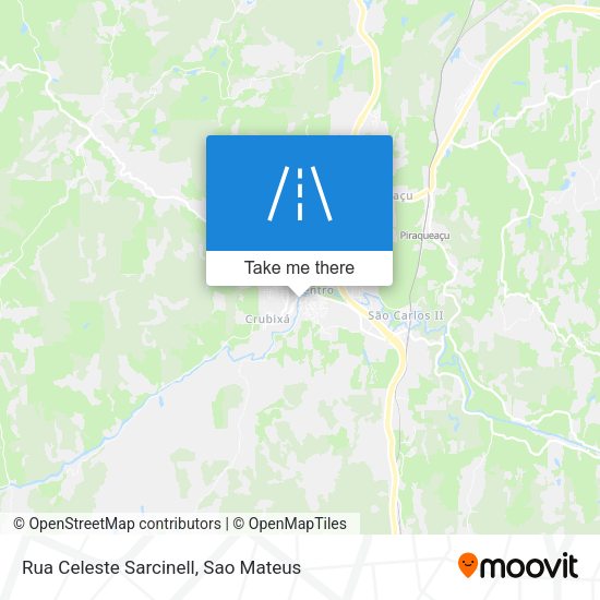 Rua Celeste Sarcinell map
