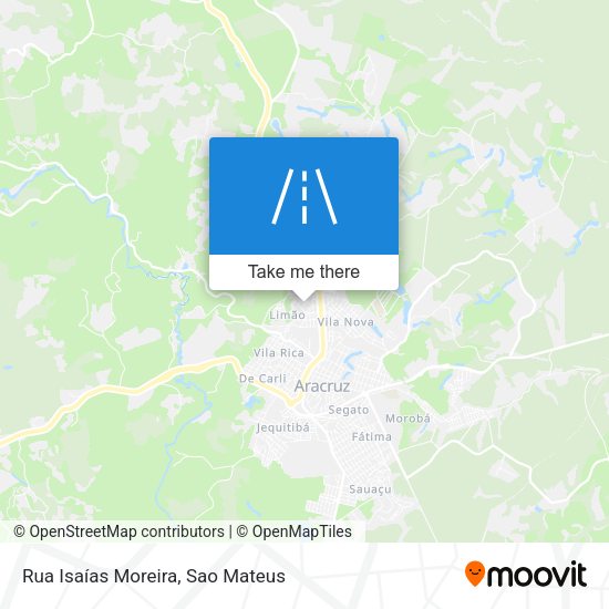 Rua Isaías Moreira map
