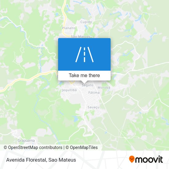 Avenida Florestal map