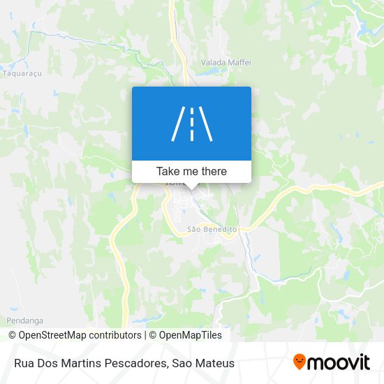 Rua Dos Martins Pescadores map