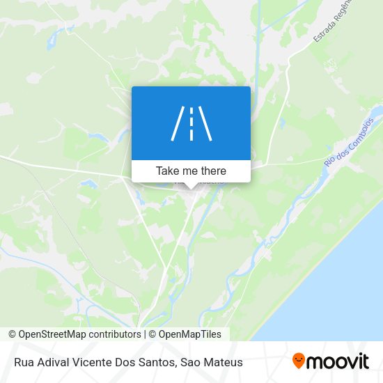 Rua Adival Vicente Dos Santos map