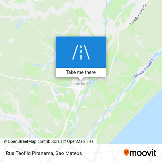 Rua Teofilo Piranema map