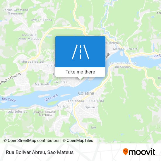 Rua Bolivar Abreu map