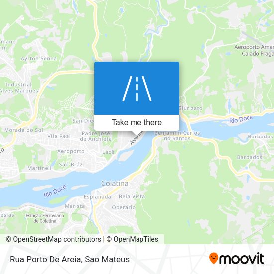 Rua Porto De Areia map