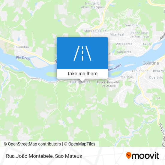Rua João Montebele map