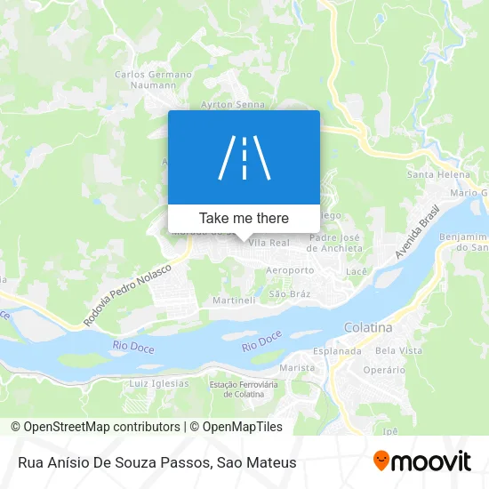 Rua Anísio De Souza Passos map