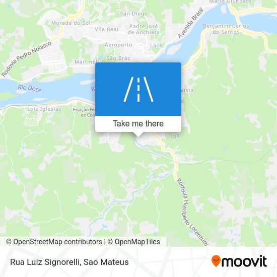 Rua Luiz Signorelli map