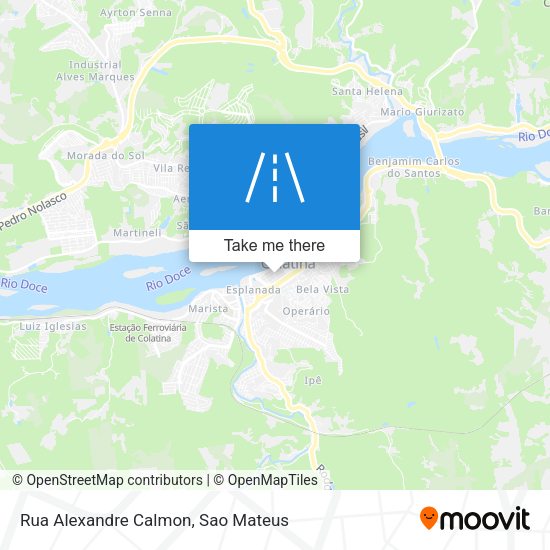 Rua Alexandre Calmon map