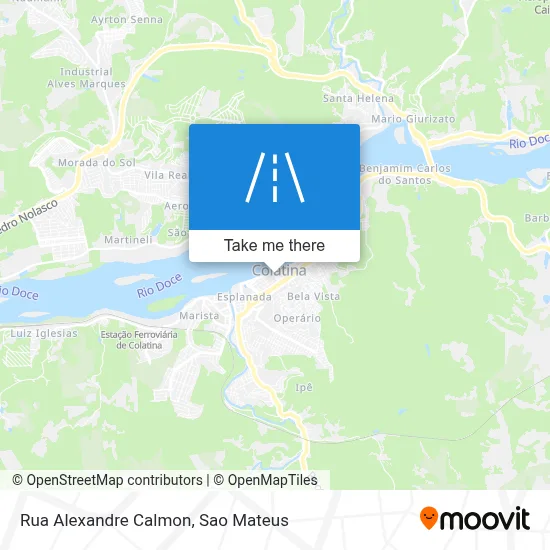 Rua Alexandre Calmon map