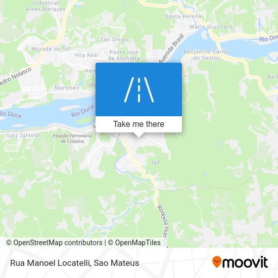 Rua Manoel Locatelli map