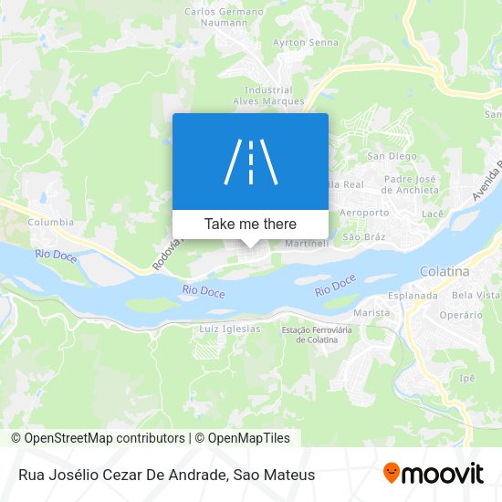 Rua Josélio Cezar De Andrade map
