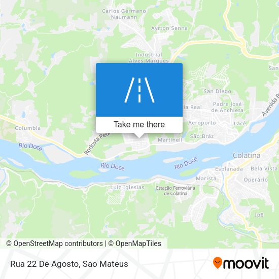 Rua 22 De Agosto map
