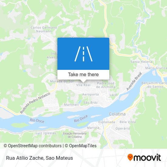 Rua Atílio Zache map