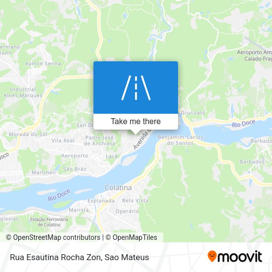 Rua Esautina Rocha Zon map