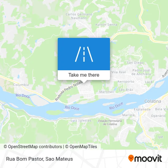Rua Bom Pastor map