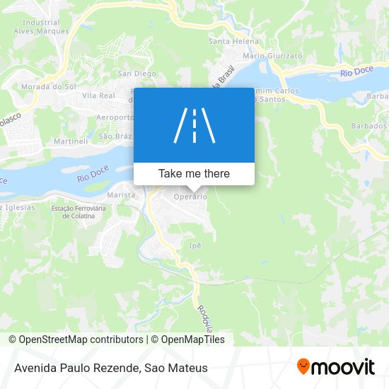 Avenida Paulo Rezende map