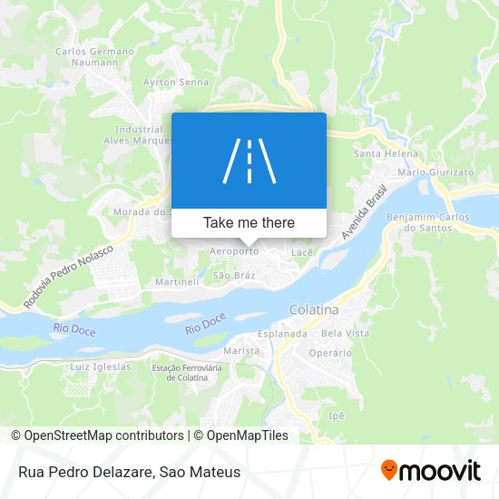 Rua Pedro Delazare map