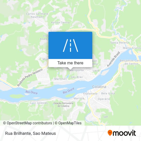 Rua Brilhante map