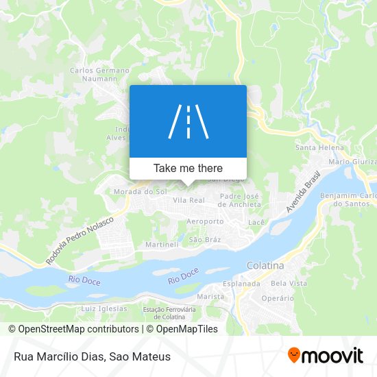 Rua Marcílio Dias map
