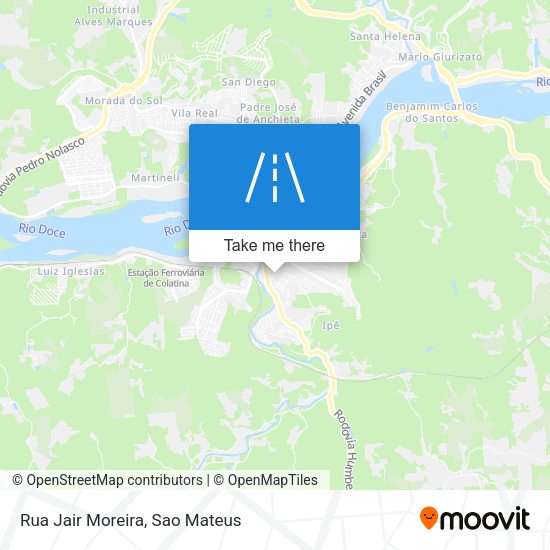 Rua Jair Moreira map