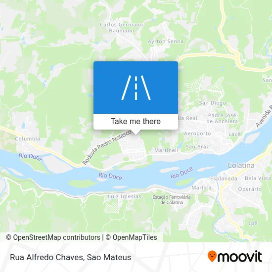 Rua Alfredo Chaves map