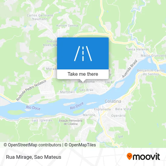 Rua Mirage map