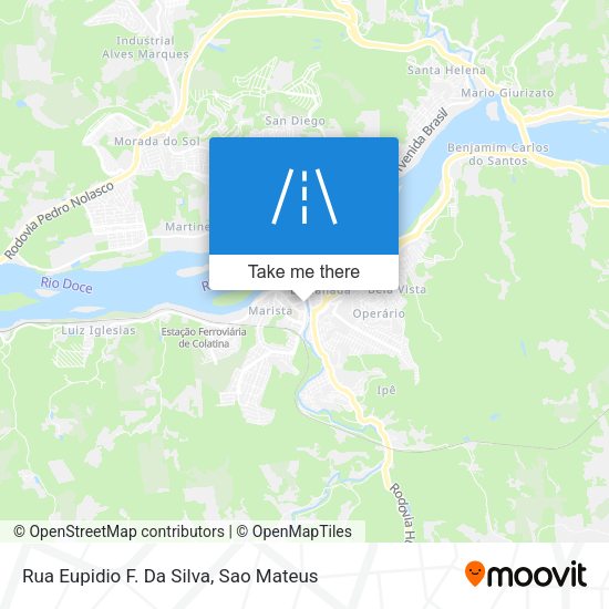 Rua Eupidio F. Da Silva map