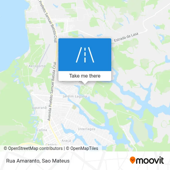 Rua Amaranto map