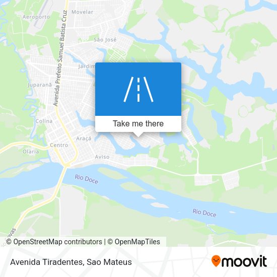 Avenida Tiradentes map