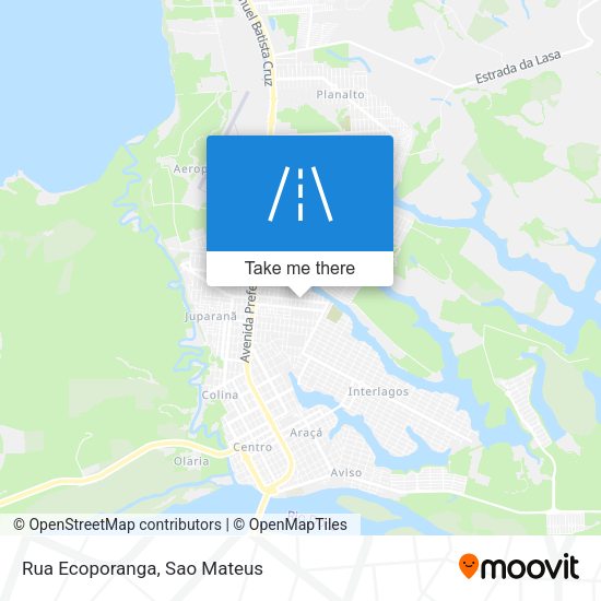 Rua Ecoporanga map