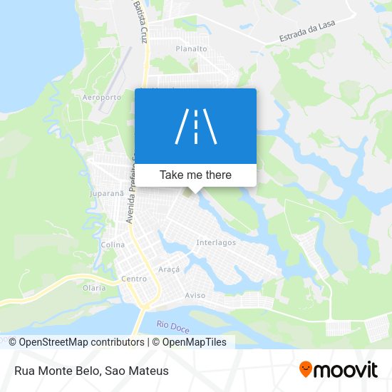 Rua Monte Belo map