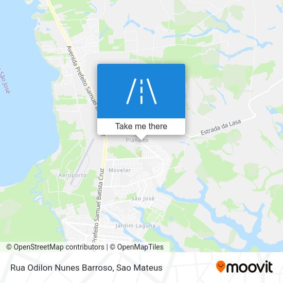 Rua Odilon Nunes Barroso map