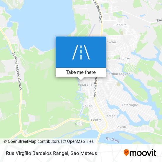 Rua Virgílio Barcelos Rangel map