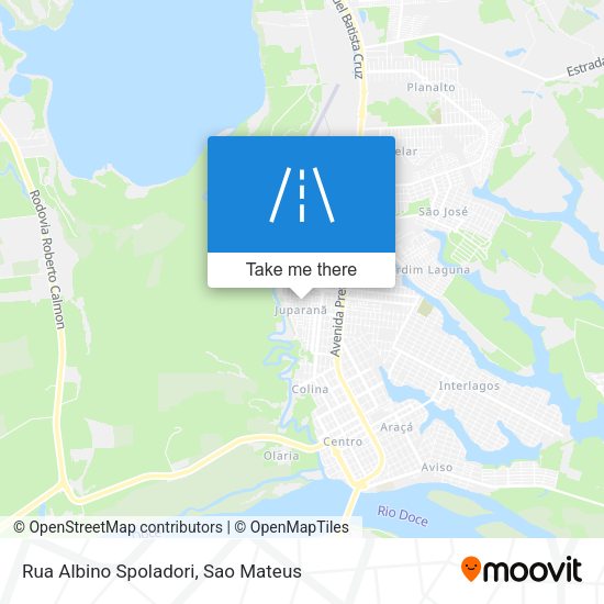 Rua Albino Spoladori map