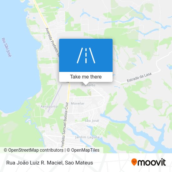 Rua João Luiz R. Maciel map