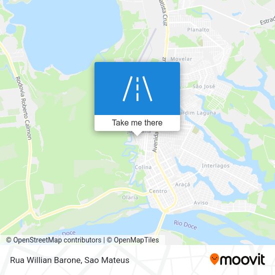 Rua Willian Barone map