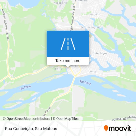 Rua Conceição map