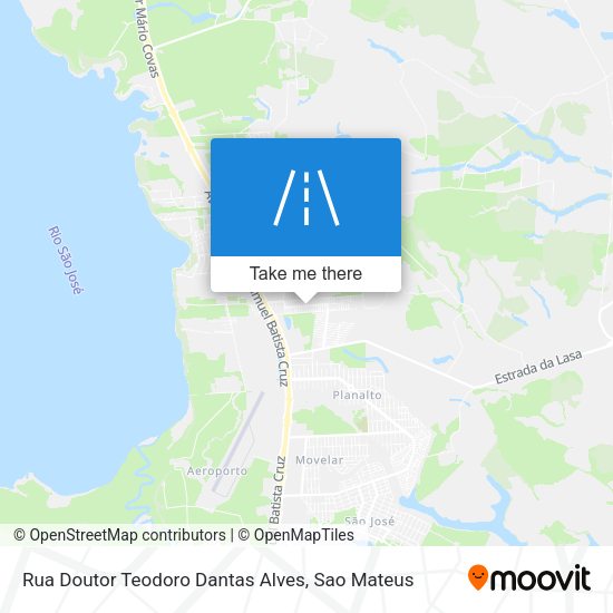 Rua Doutor Teodoro Dantas Alves map