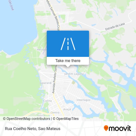 Rua Coelho Neto map