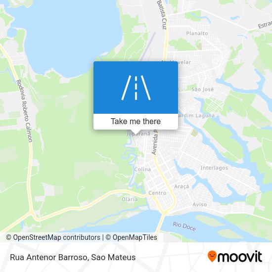 Rua Antenor Barroso map