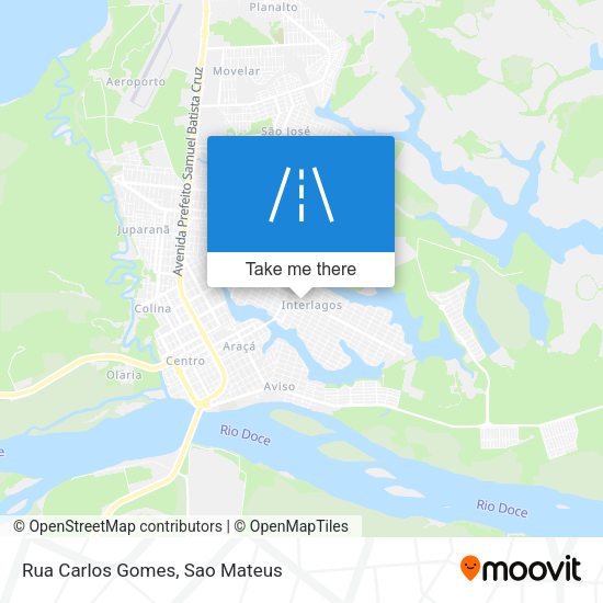 Rua Carlos Gomes map